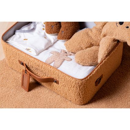 Childhome - Maleta de viaje para niños TEDDY marrón