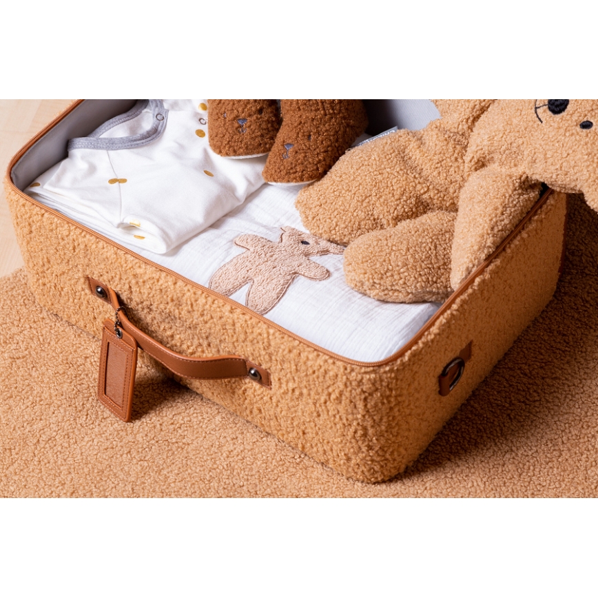 Childhome - Maleta de viaje para niños TEDDY marrón