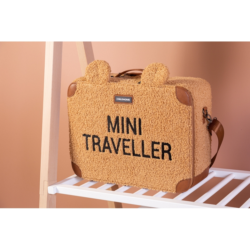 Childhome - Maleta de viaje para niños TEDDY marrón