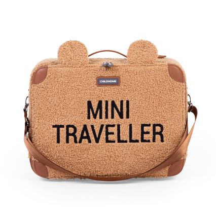 Childhome - Maleta de viaje para niños TEDDY marrón