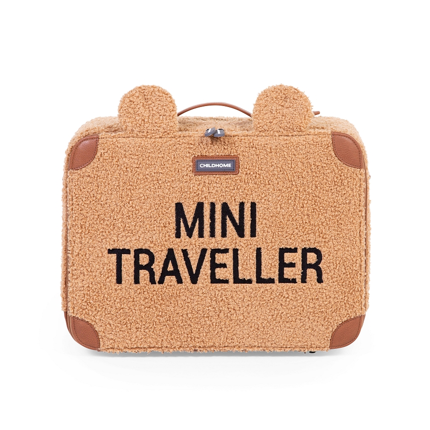 Childhome - Maleta de viaje para niños TEDDY marrón
