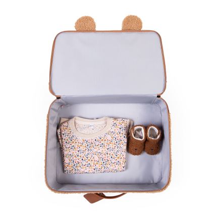 Childhome - Maleta de viaje para niños TEDDY marrón