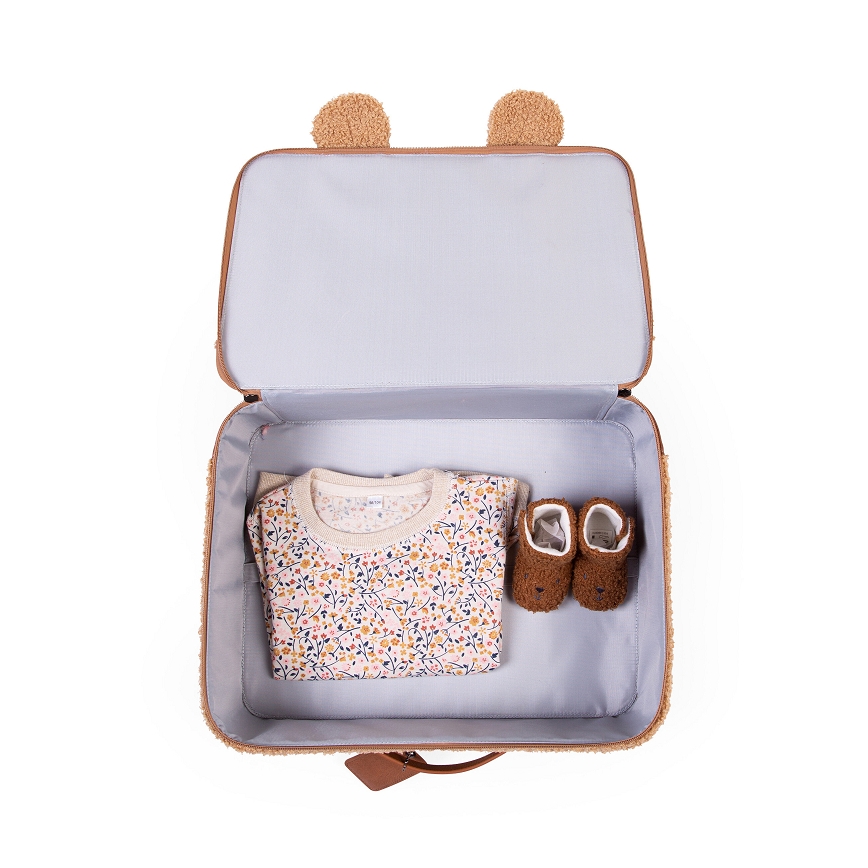 Childhome - Maleta de viaje para niños TEDDY marrón