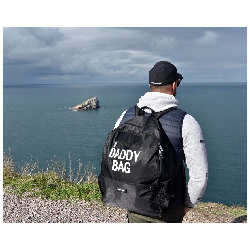 Childhome - Mochila de Pañales para Bebé DADDY BAG negro