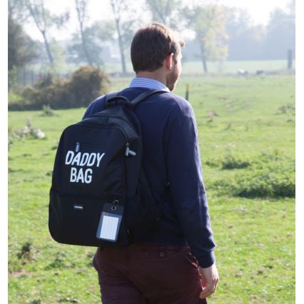 Childhome - Mochila de Pañales para Bebé DADDY BAG negro
