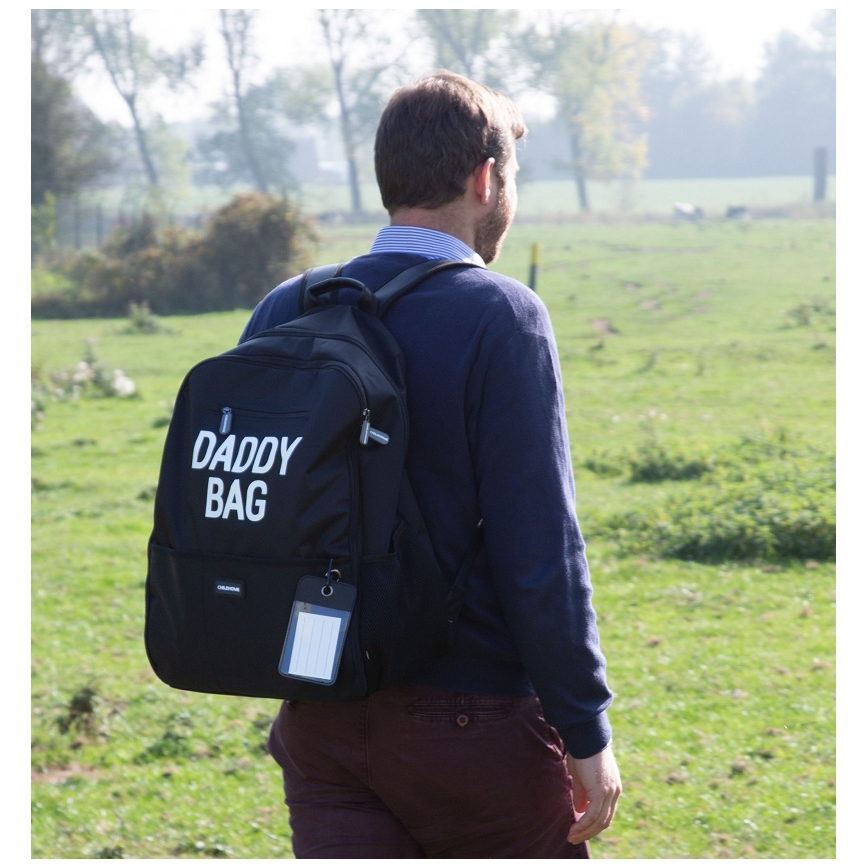Childhome - Mochila de Pañales para Bebé DADDY BAG negro