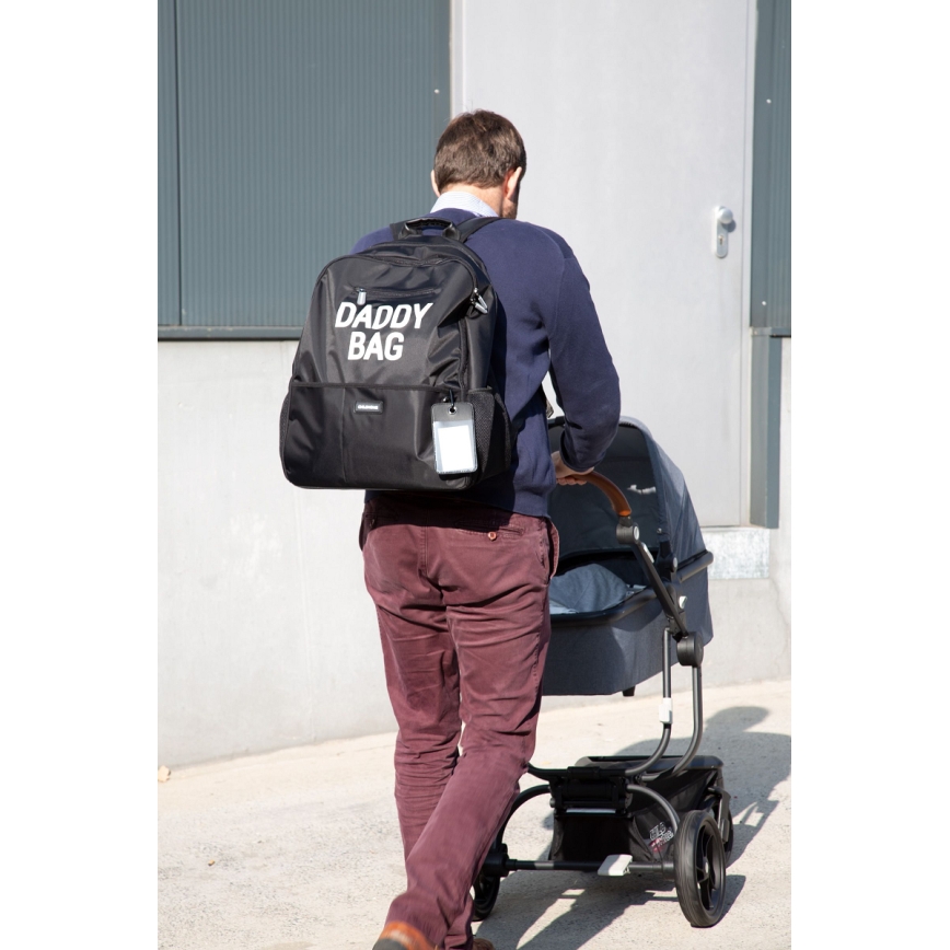 Childhome - Mochila de Pañales para Bebé DADDY BAG negro