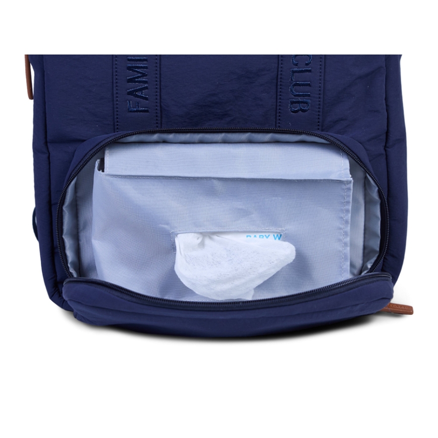 Childhome - Mochila de Pañales para Bebé FAMILY CLUB azul