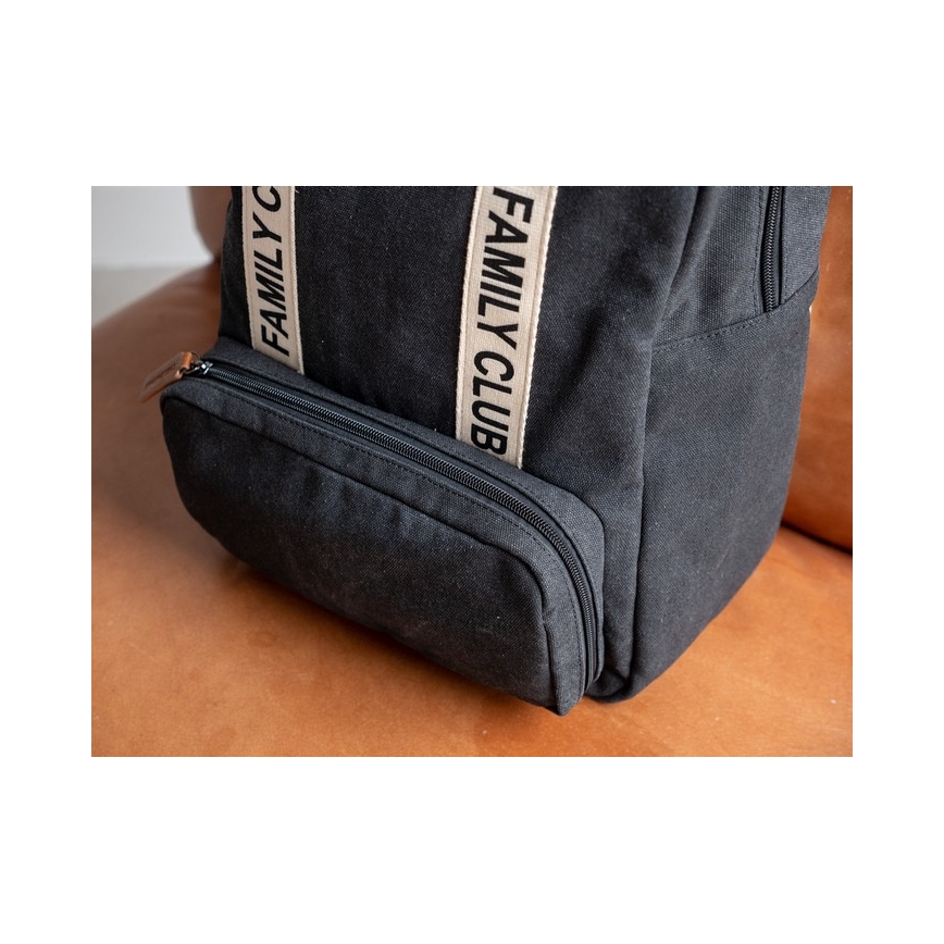 Childhome - Mochila de Pañales para Bebé FAMILY CLUB negro