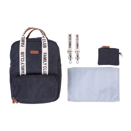 Childhome - Mochila de Pañales para Bebé FAMILY CLUB negro