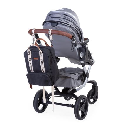 Childhome - Mochila de Pañales para Bebé FAMILY CLUB negro