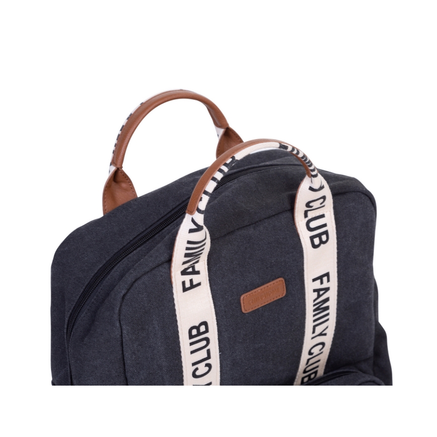 Childhome - Mochila de Pañales para Bebé FAMILY CLUB negro