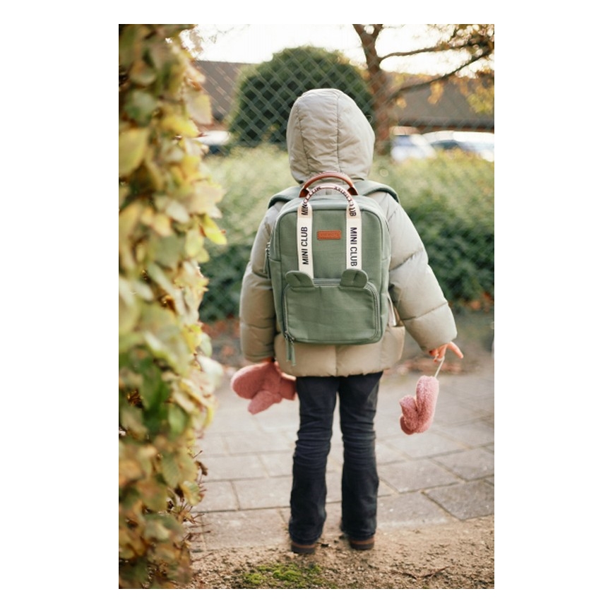 Childhome - Mochila para niños MINI CLUB verde
