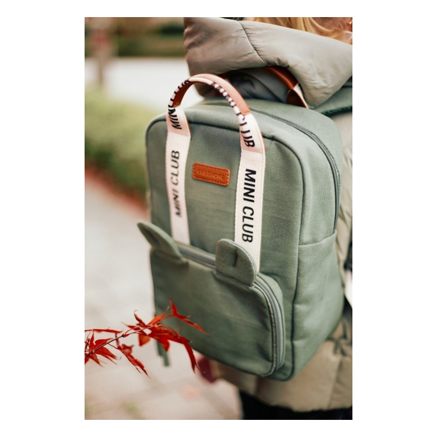 Childhome - Mochila para niños MINI CLUB verde