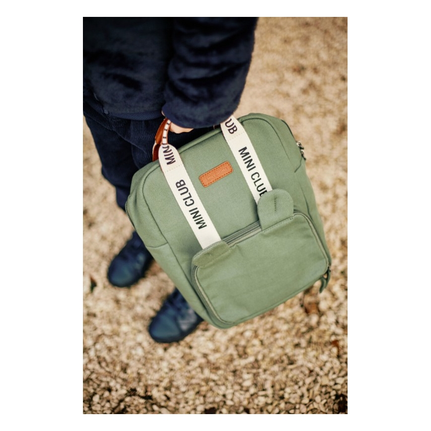 Childhome - Mochila para niños MINI CLUB verde