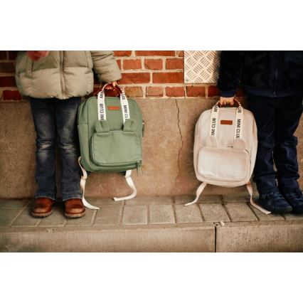 Childhome - Mochila para niños MINI CLUB verde
