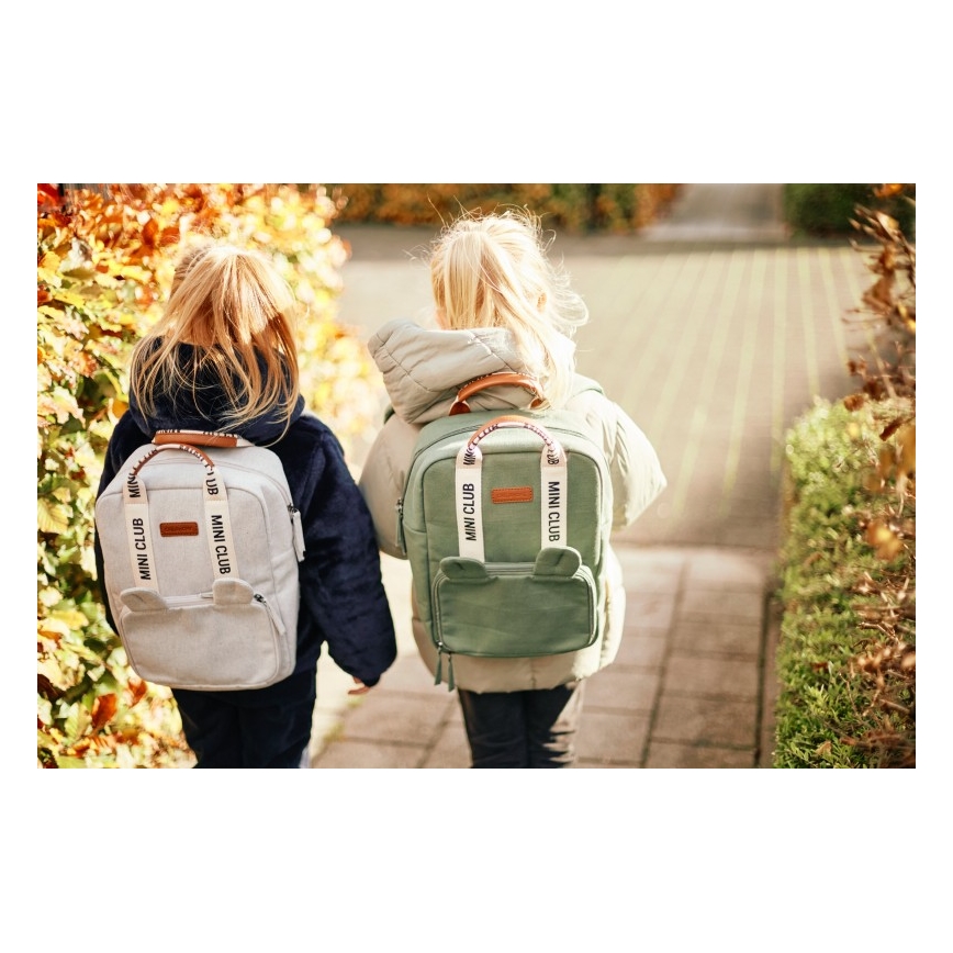 Childhome - Mochila para niños MINI CLUB verde