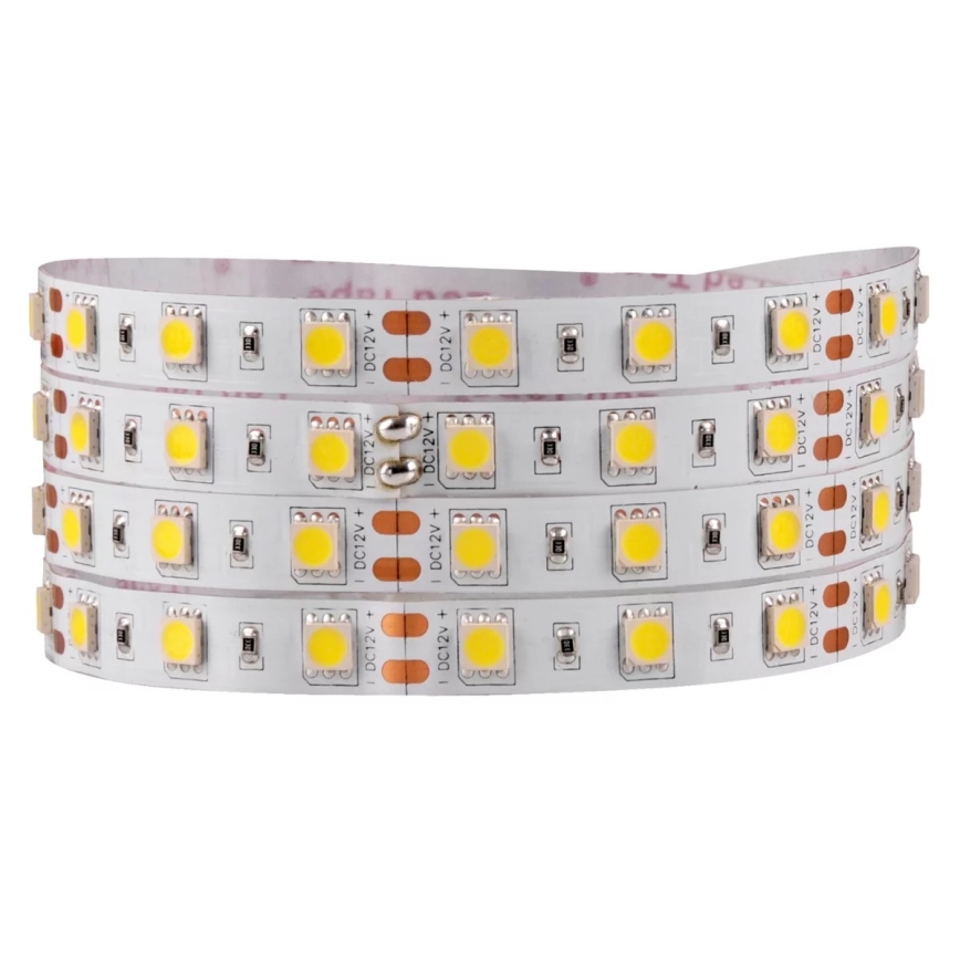 Cinta LED 5m LED/10W/12V IP20 blanco