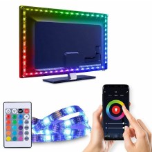 Cinta LED RGB para TV LED/6W/5V Wi-Fi Tuya + mando a distancia