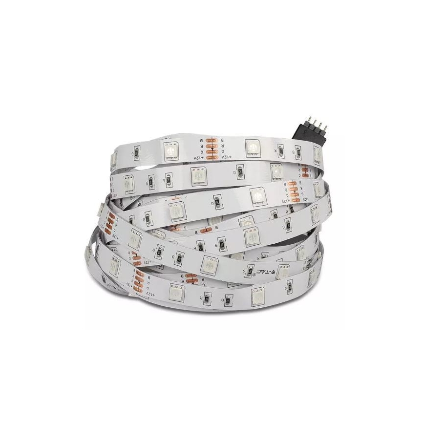 Cinta LED RGB Regulable 2x5m LED/4,8W/230V + CR