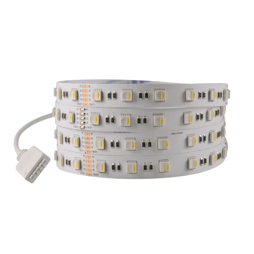 Cinta LED RGBW regulable 3m LED/22W/24/230V + mando a distancia