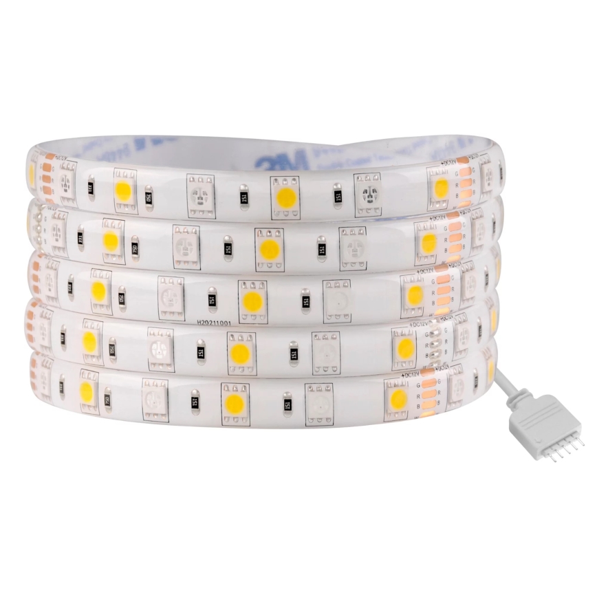 Cinta LED RGBW regulable para exteriores 5m LED/24W/12V IP65