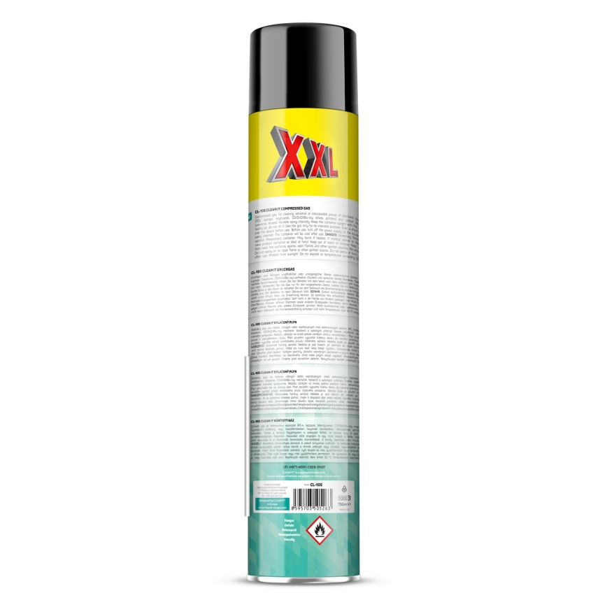 CLEAN IT CL-105 - Gas comprimido para la limpieza de dispositivos electrónicos 750 mm