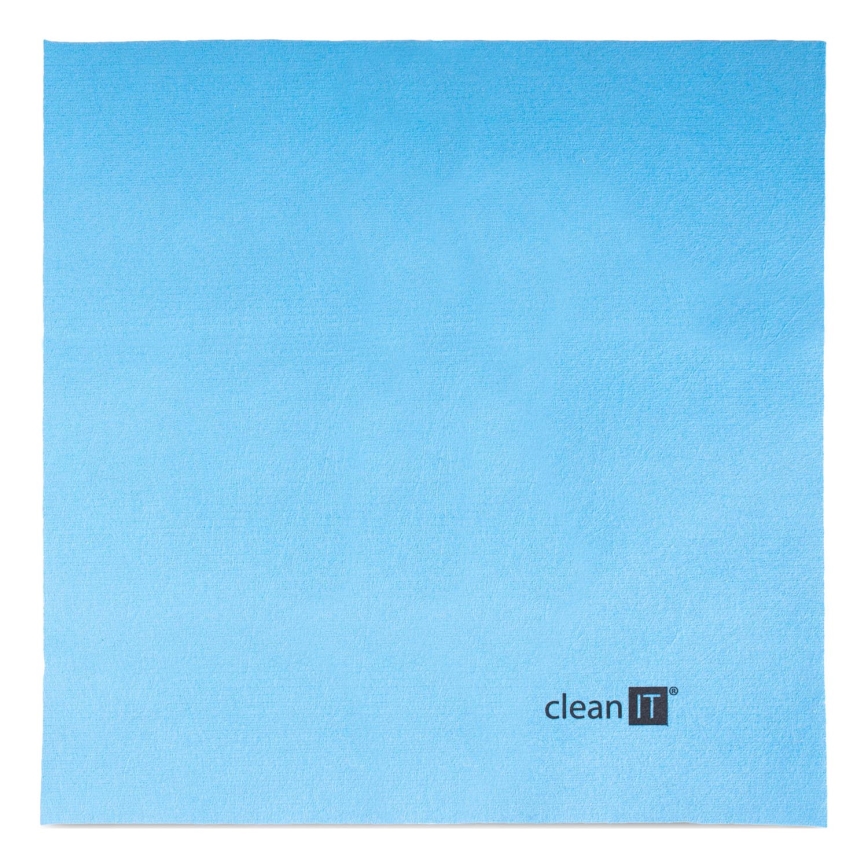 CLEAN IT CL-710 - Paño de limpieza de microfibra 19x19 cm azul