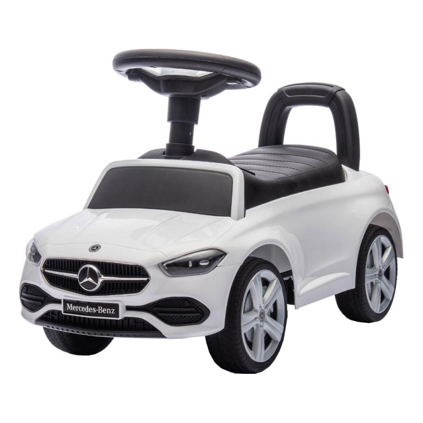 Coche de empuje Mercedes Clase C blanco