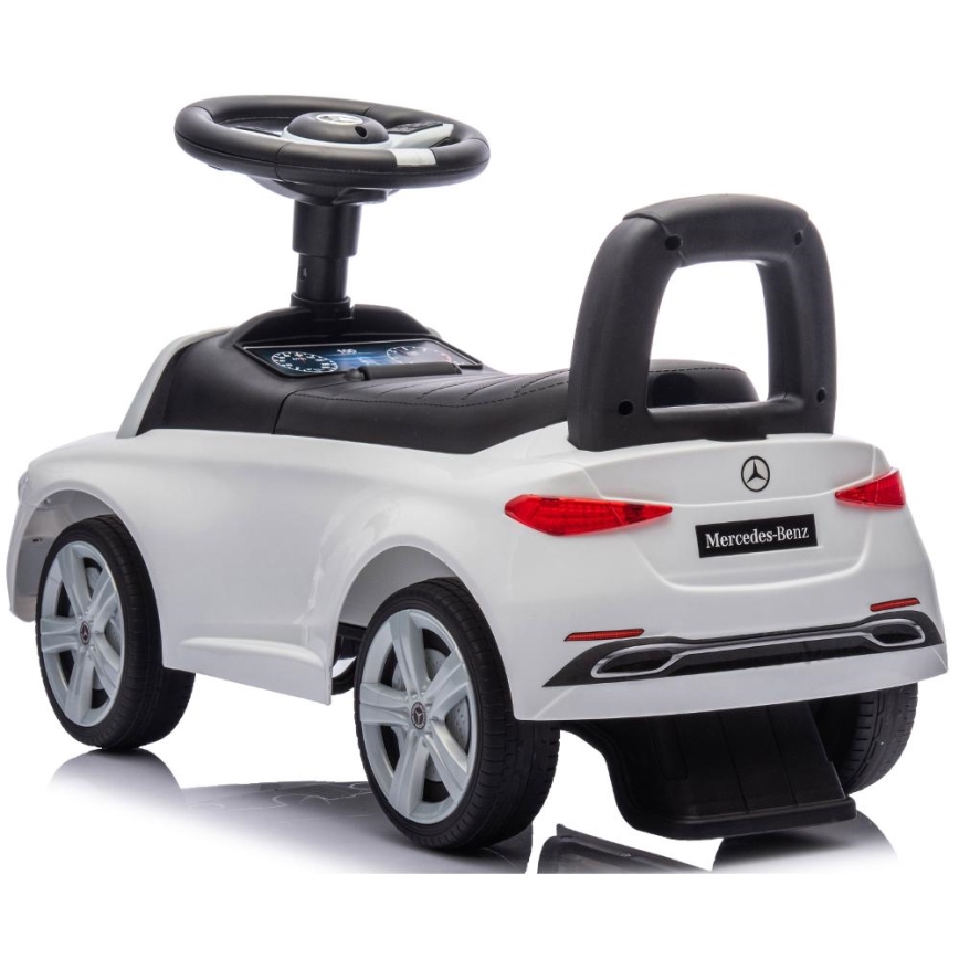 Coche de empuje Mercedes Clase C blanco