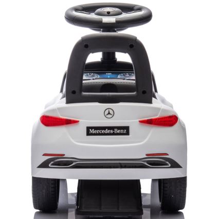 Coche de empuje Mercedes Clase C blanco