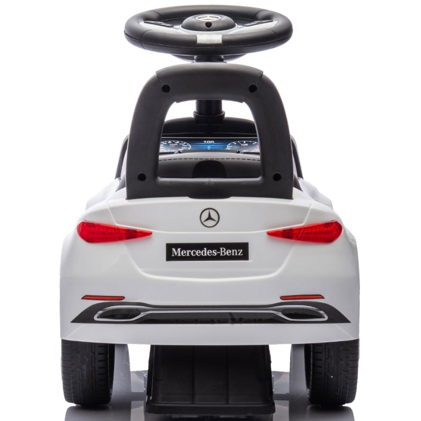 Coche de empuje Mercedes Clase C blanco