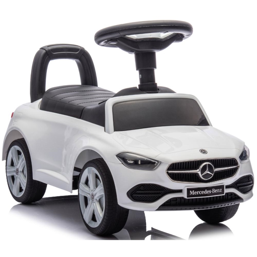 Coche de empuje Mercedes Clase C blanco