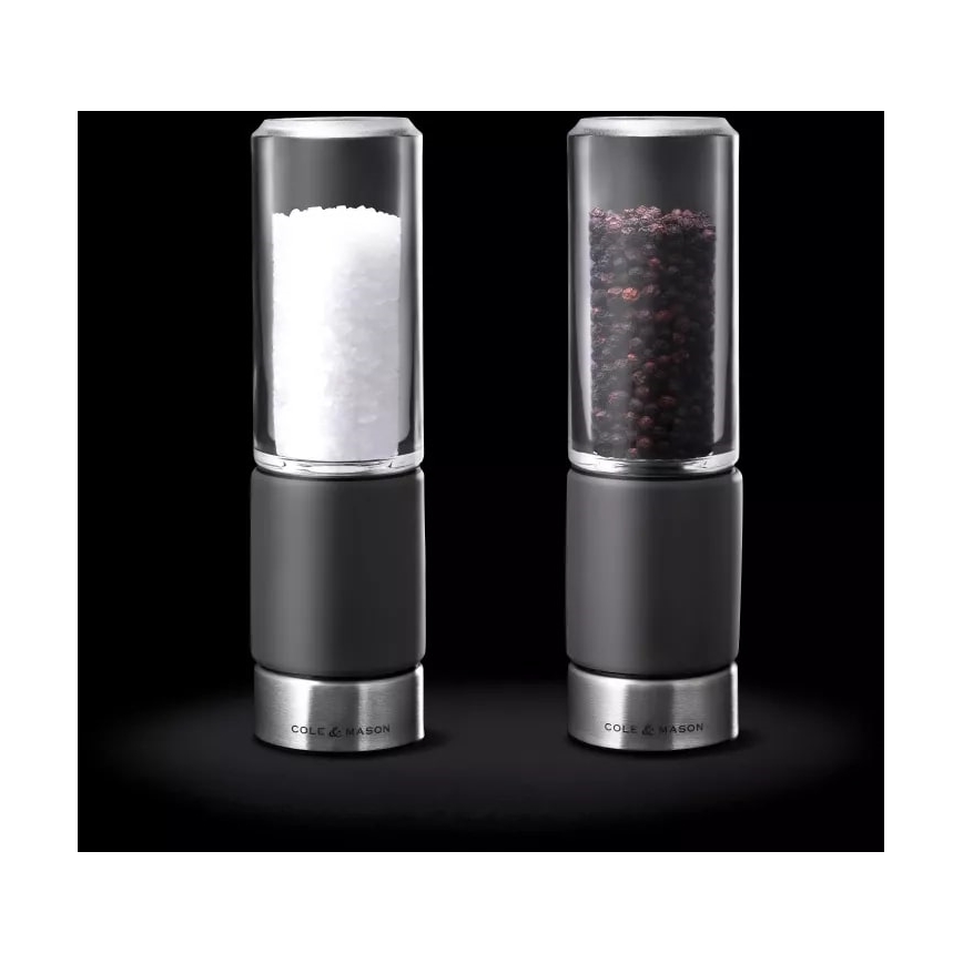 Cole&Mason - Juego de molinillos de sal y pimienta REGENT CONCRETE 2 pcs hormigón 18 cm