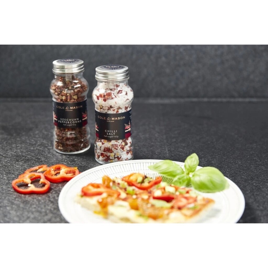 Cole&Mason - Juego de regalo Sal aromática de chile y pimienta de Sichuan