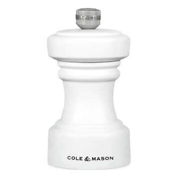 Cole&Mason - Molinillo de sal HOXTON 10,4 cm haya/blanco mate