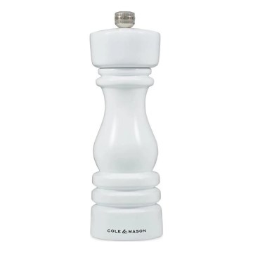 Cole&Mason - Molinillo de sal LONDON 18 cm haya/blanco