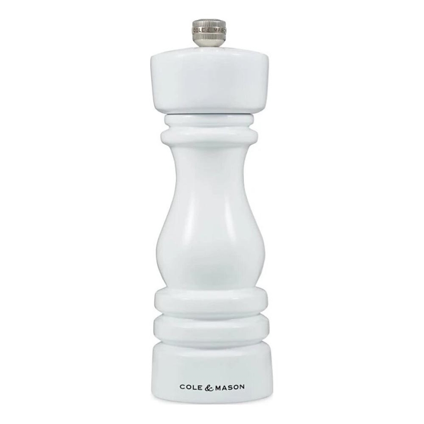 Cole&Mason - Molinillo de sal LONDON 18 cm haya/blanco