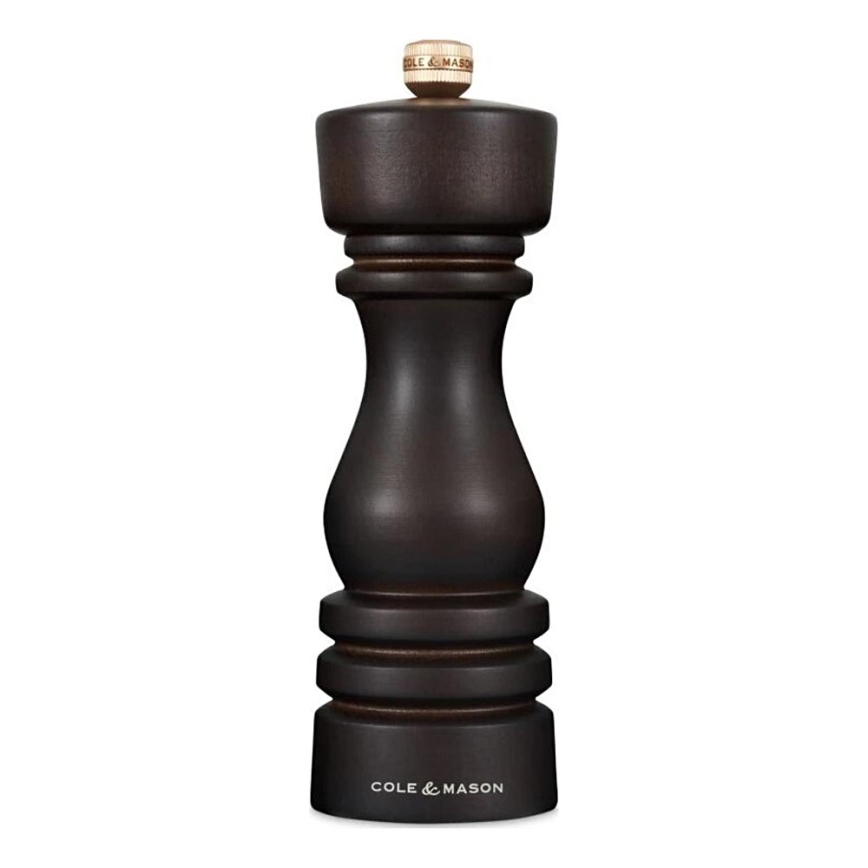 Cole&Mason - Molinillo de sal LONDON 18 cm haya/marrón