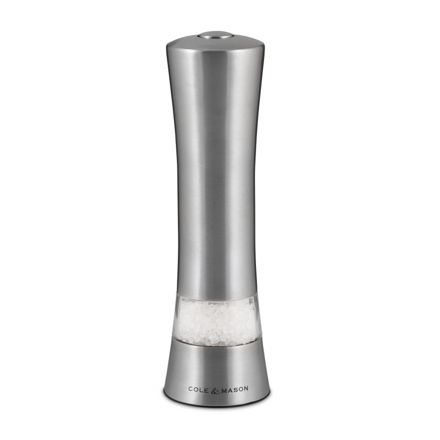 Cole&Mason - Molinillo eléctrico para sal o pimienta WITNEY CLASSIC 6xAAA 20,6 cm