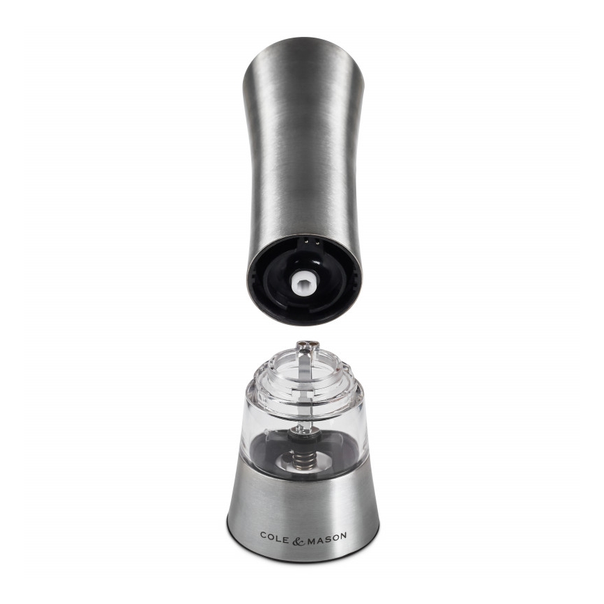 Cole&Mason - Molinillo eléctrico para sal o pimienta WITNEY CLASSIC 6xAAA 20,6 cm