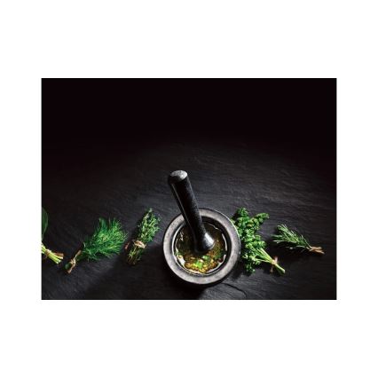 Cole&Mason - Mortero de granito con pilón GRANITE diá. 14 cm granito/negro