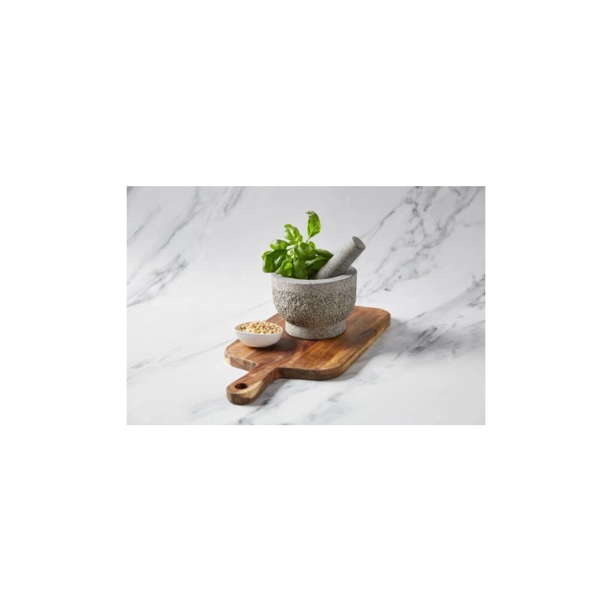 Cole&Mason - Mortero de granito con pilón GRANITE diá. 15 cm granito/gris