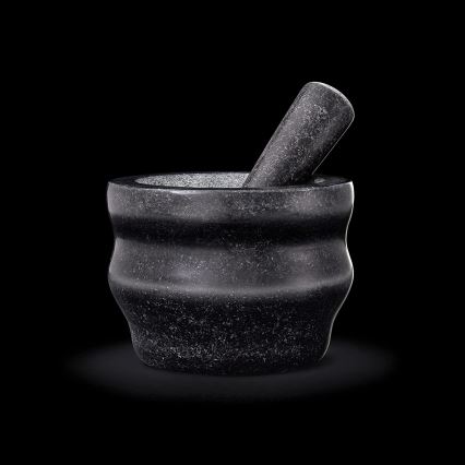 Cole&Mason - Mortero de granito con pilón GRANITE diá. 18 cm granito/negro