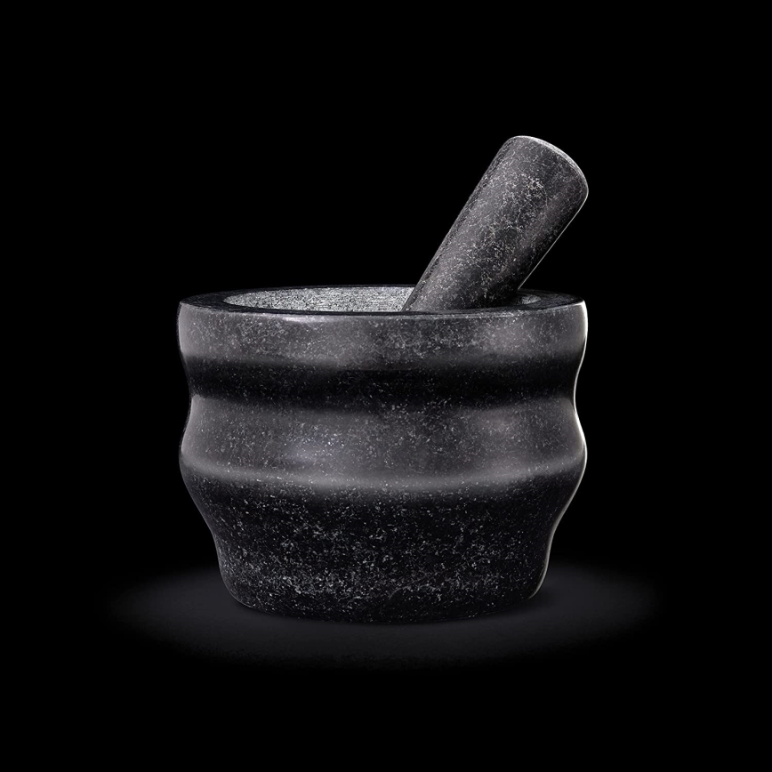 Cole&Mason - Mortero de granito con pilón GRANITE diá. 18 cm granito/negro