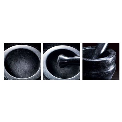 Cole&Mason - Mortero de granito con pilón GRANITE diá. 18 cm granito/negro