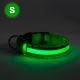 Collar recargable LED 35-43 cm 1xCR2032/5V/40 mAh verde