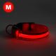 Collar recargable LED 40-48 cm 1xCR2032/5V/40 mAh rojo