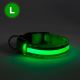 Collar recargable LED 45-52 cm 1xCR2032/5V/40 mAh verde