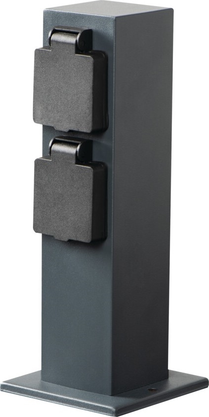 Columna de enchufe exterior NASTO 2Z Tipo E 230V IP44 antracita